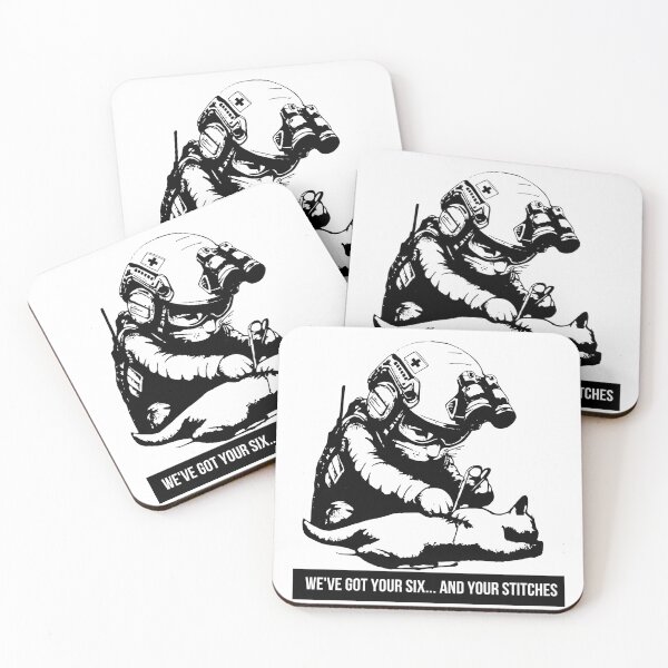 Item preview, We've Got Your Six... And Your Stitches: Animal Heroes of Ukraine designed and sold by GorinART.