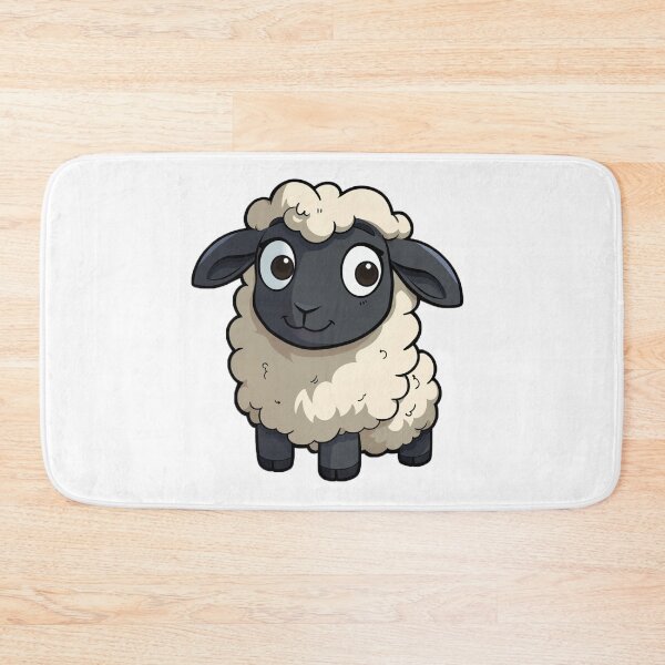 Item preview, Cute cartoon sheep designed and sold by Stickermagician.