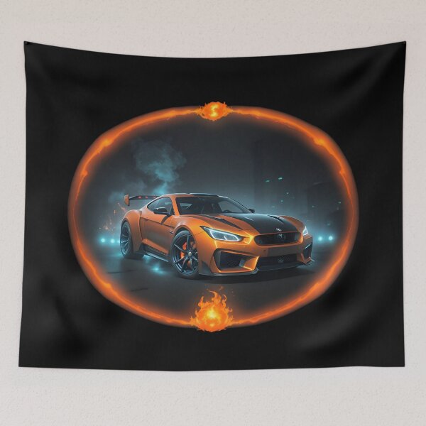 Item preview, Cool Flaming Racing Sports Car designed and sold by TheArtOfPat.