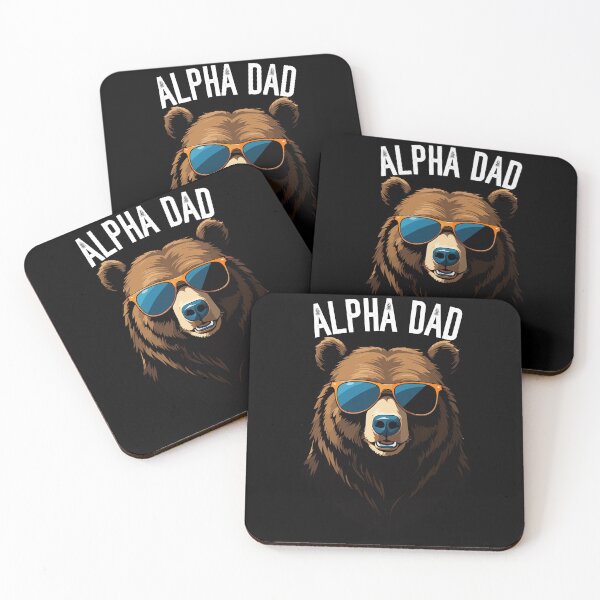 Item preview, Alpha Dad Funny Bear Father Perfect Style designed and sold by LuminOrb.