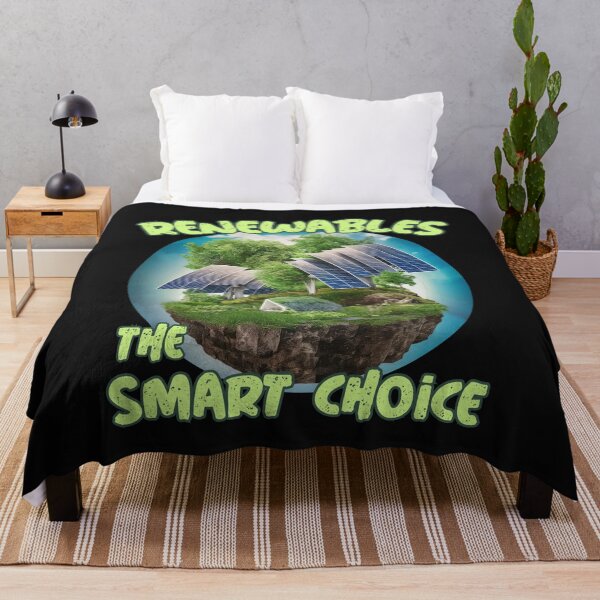 Item preview, RENEWABLES the SMART CHOICE 3d style clean energy save the planet design designed and sold by Jt41.