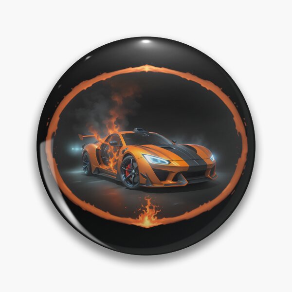 Item preview, Cool Flaming Racing Sports Car designed and sold by TheArtOfPat.