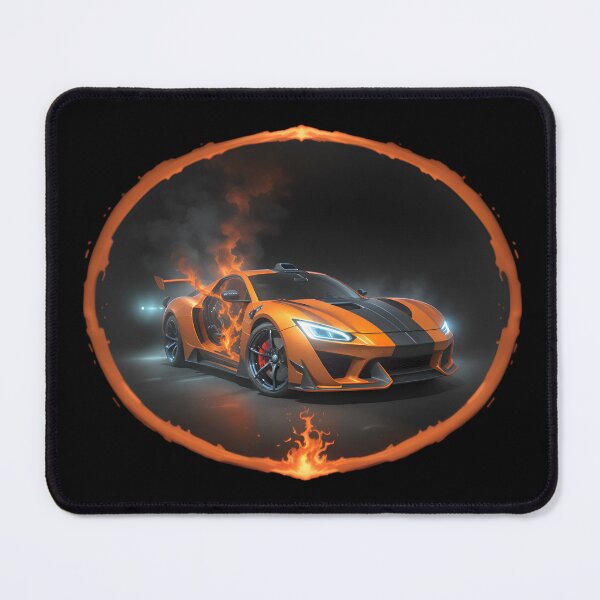 Item preview, Cool Flaming Racing Sports Car designed and sold by TheArtOfPat.