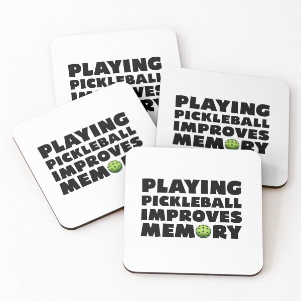 Item preview, Playing Pickleball Improves Memory Pickleball Players designed and sold by Stick-Artistry.