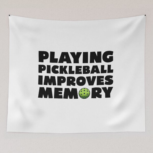 Item preview, Playing Pickleball Improves Memory Pickleball Players designed and sold by Stick-Artistry.