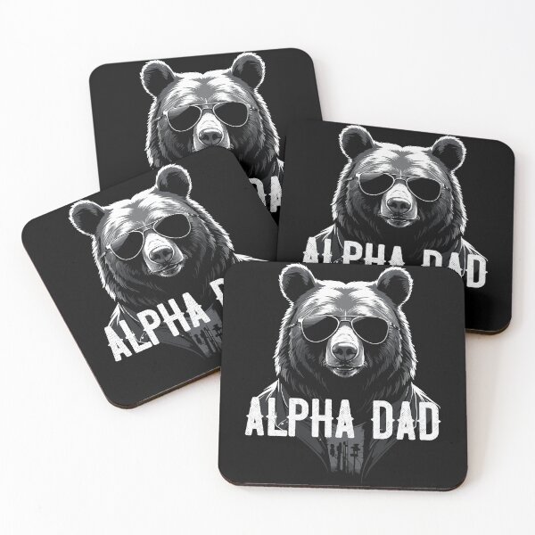 Item preview, Alpha Dad Funny Bear Father Perfect Style designed and sold by LuminOrb.