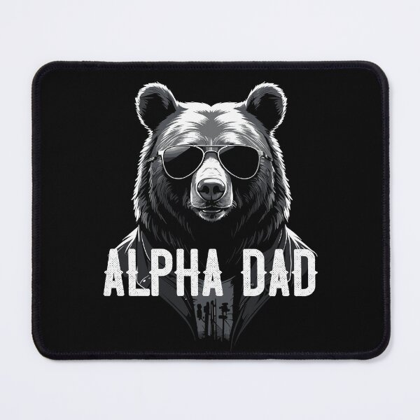 Item preview, Alpha Dad Funny Bear Father Perfect Style designed and sold by LuminOrb.