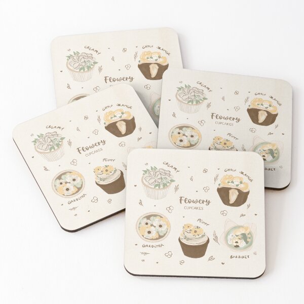 Item preview, Flowery Cupcakes  designed and sold by Ryel Art.