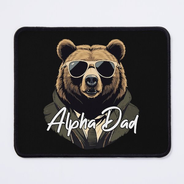 Item preview, Alpha Dad Funny Bear Father Perfect Style designed and sold by LuminOrb.