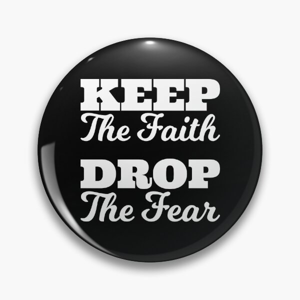 Item preview, Islamic Quotes Keep The Faith Drop The Fear designed and sold by Muslimory.