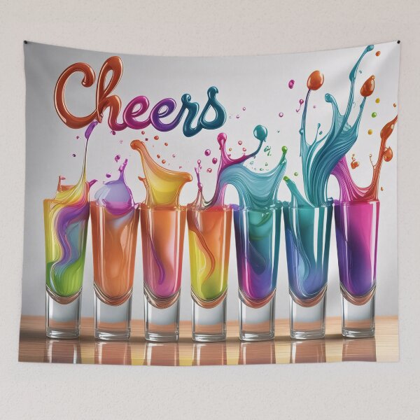 Item preview, Cheers designed and sold by Vibranta Studio.