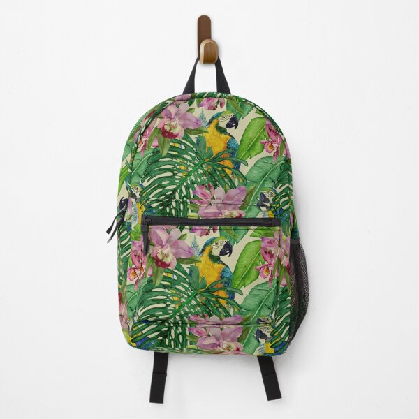 Item preview, Vintage Tropical Macaws And Orchids designed and sold by Sketchbook Designs.