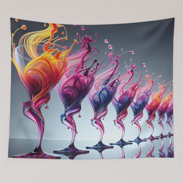 Item preview, Dancing liquids designed and sold by Vibranta Studio.