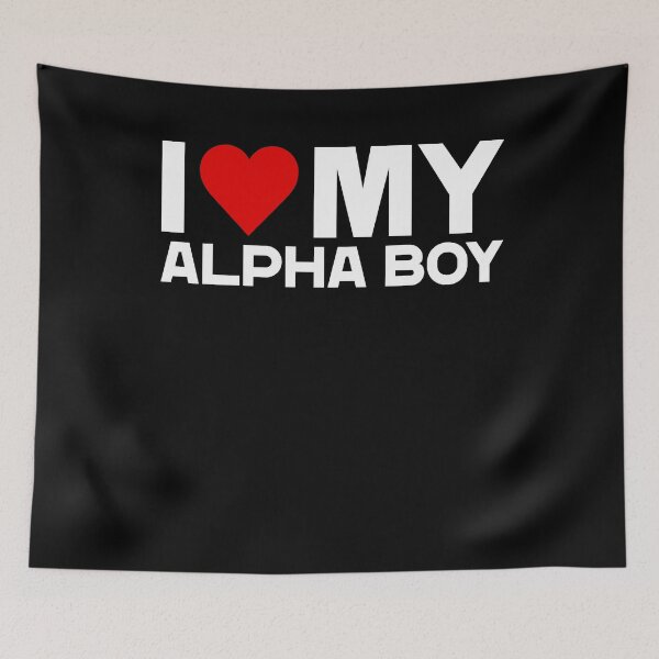 Item preview, I Love My Alpha Boyfriend Valentine's Day Love designed and sold by LuminOrb.