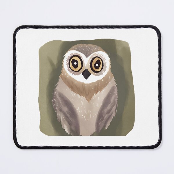 Item preview, Powerful owl - with big eyes designed and sold by maggiesens.