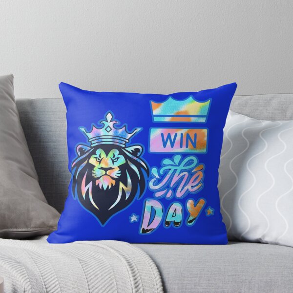 Item preview, Colorful LION WINER Quote designed and sold by OMdesign10.
