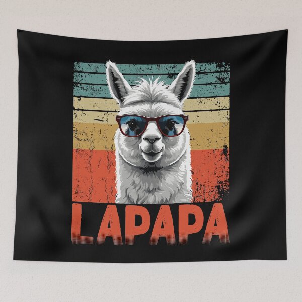 Item preview, Lapapa Funny Llama Dad Perfect Father’s Day Style designed and sold by LuminOrb.