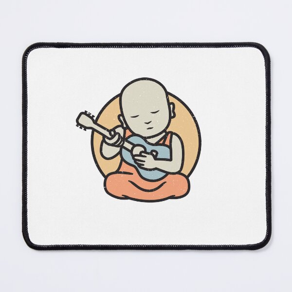 Item preview, Buddha Guitar - Buddhist Monk Guitarist Musician designed and sold by propellerhead.