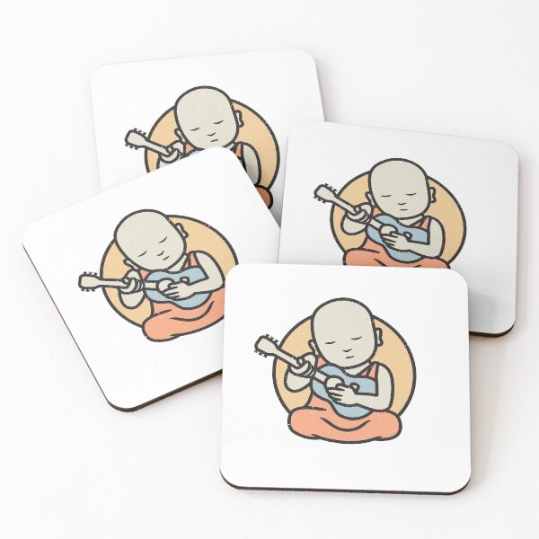 Item preview, Buddha Guitar - Buddhist Monk Guitarist Musician designed and sold by propellerhead.
