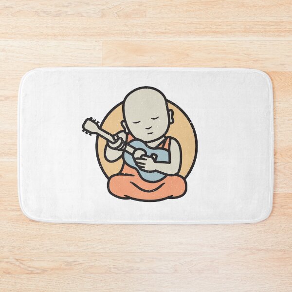 Item preview, Buddha Guitar - Buddhist Monk Guitarist Musician designed and sold by propellerhead.