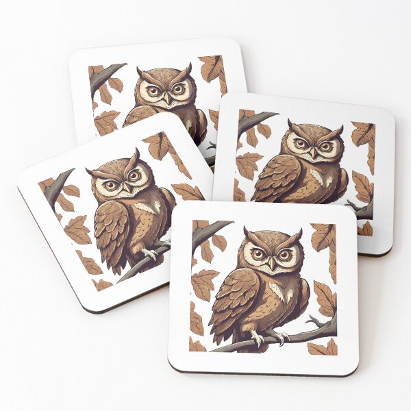Item preview, Powerful owl - on branch designed and sold by maggiesens.