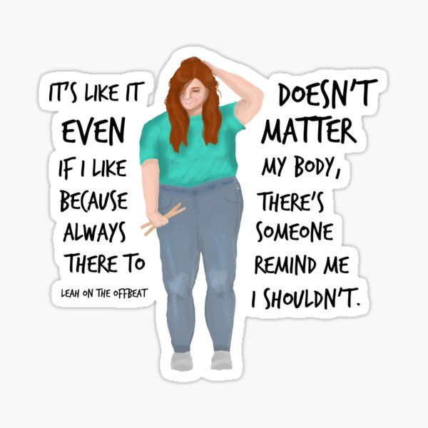 Leah on the Offbeat Sticker