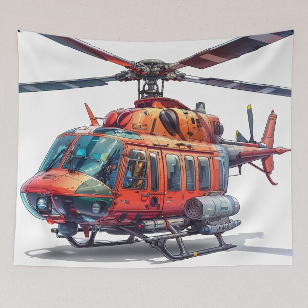 Item preview, helicopter designed and sold by Stickermagician.