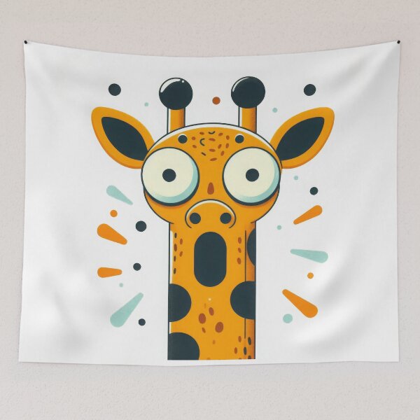 Item preview, Surprised Giraffe designed and sold by samitdigitalart.