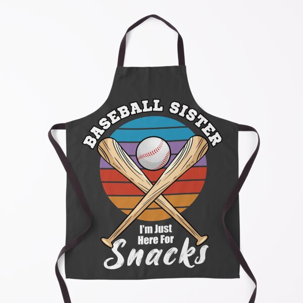 Item preview, Baseball Sister Im Just Here For The Snacks Girls Retro funny designed and sold by Cherry-Lemontie.