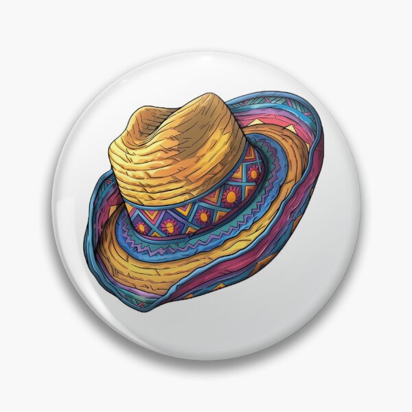 Artikelvorschau, Mexikanischer Strohhut entworfen und verkauft von Stickermagician.