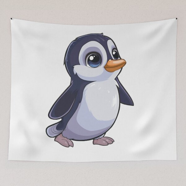 Item preview, Cute cartoon penguins designed and sold by Stickermagician.