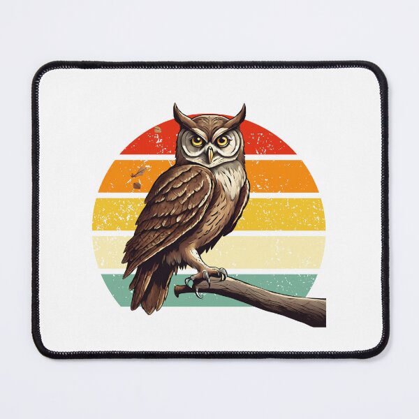 Item preview, Powerful owl retro - on branch designed and sold by maggiesens.