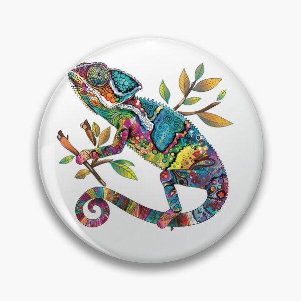Artikelvorschau, Chamäleon entworfen und verkauft von Stickermagician.