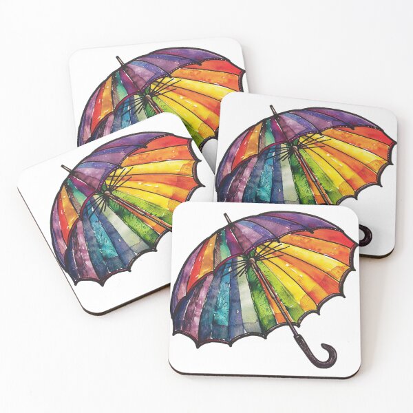 Item preview, Colorful umbrellas designed and sold by Stickermagician.