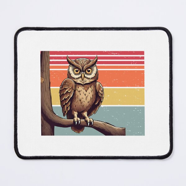 Item preview, Powerful owl retro - on branch designed and sold by maggiesens.