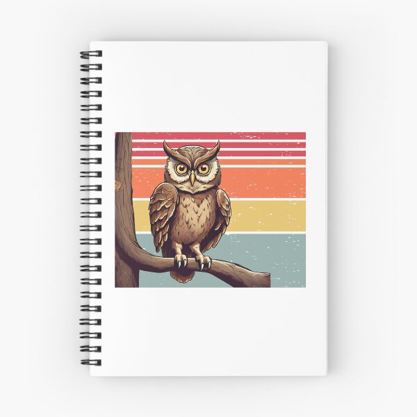 Item preview, Powerful owl retro - on branch designed and sold by maggiesens.