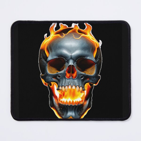 Item preview, skull engulfed in flames designed and sold by Mmarchi1991.