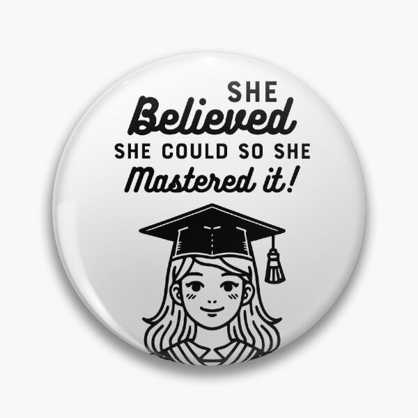 Item preview, She Believed She Could so She Mastered it! designed and sold by CowCanvas.