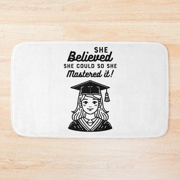 Item preview, She Believed She Could so She Mastered it! designed and sold by CowCanvas.