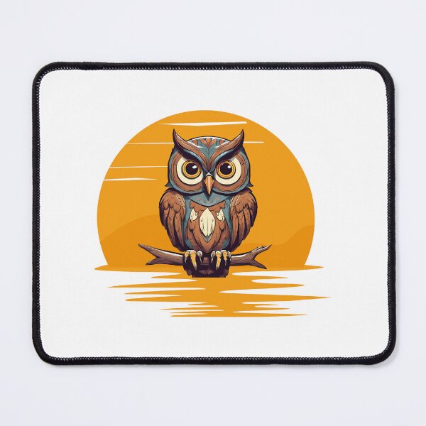 Item preview, Powerful owl retro sunset designed and sold by maggiesens.