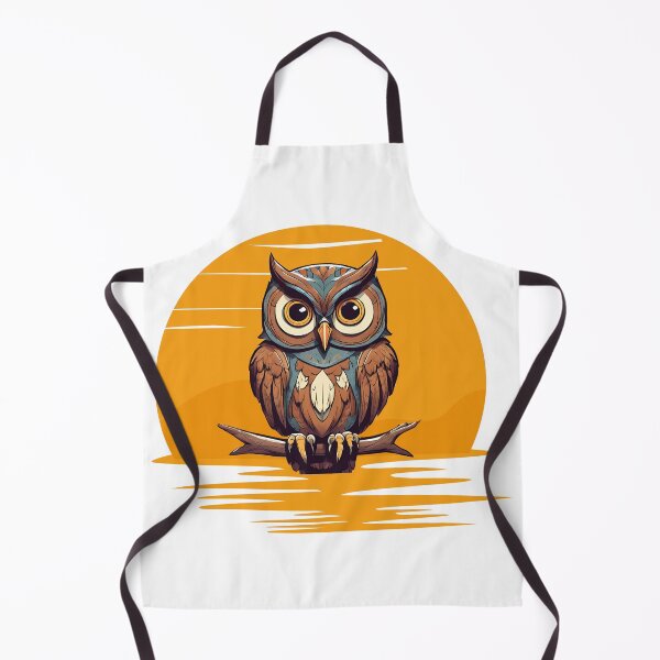Item preview, Powerful owl retro sunset designed and sold by maggiesens.