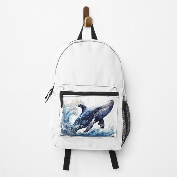 Item preview, a digital watercolor of a whale designed and sold by Rose Design & Photos.