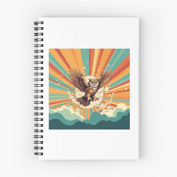 Item preview, Powerful owl retro sunset designed and sold by maggiesens.