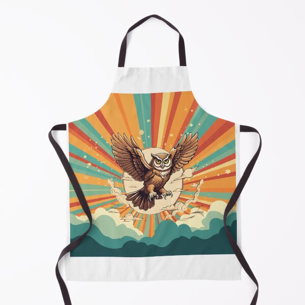 Item preview, Powerful owl retro sunset designed and sold by maggiesens.