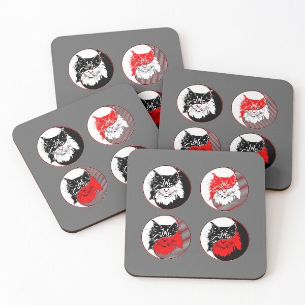 Item preview, yin yang balance harmony design eastern philosophy cat designed and sold by 4rpixs.