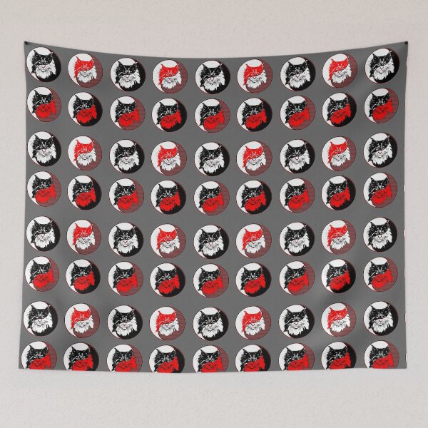 Item preview, yin yang balance harmony design eastern philosophy cat designed and sold by 4rpixs.