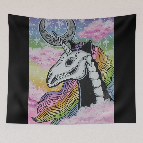 Item preview, Skeleton Unicorn designed and sold by Celestial-HeART.