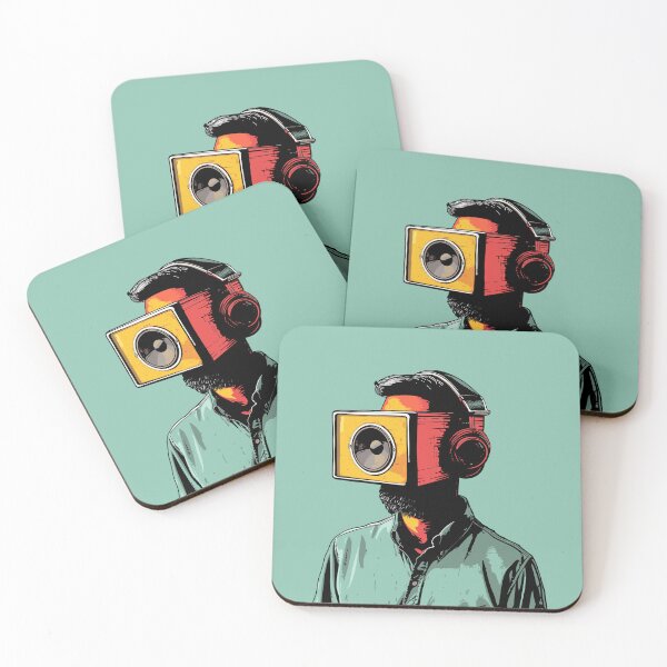Item preview, Neighbor with Funny Speaker Head Radiohead 2 designed and sold by Sitchko.
