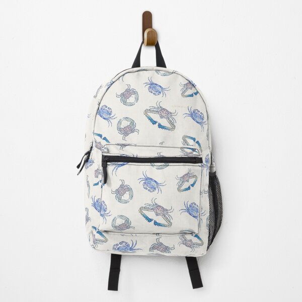 Item preview, Blue and Pink Crab Pattern designed and sold by NdesignTrend.