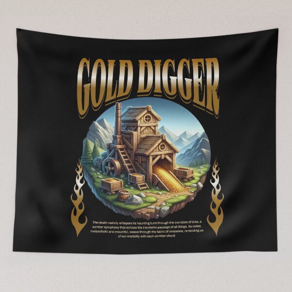 Item preview, Gold digger - Gold panning - Gold prospecting - Gold planner - Gold miner  designed and sold by JansenGS.
